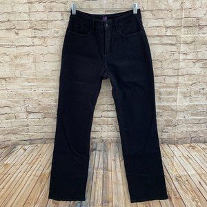 VGC NYDJ Black Stretch Denim BootCut Jeans SZ 6/32